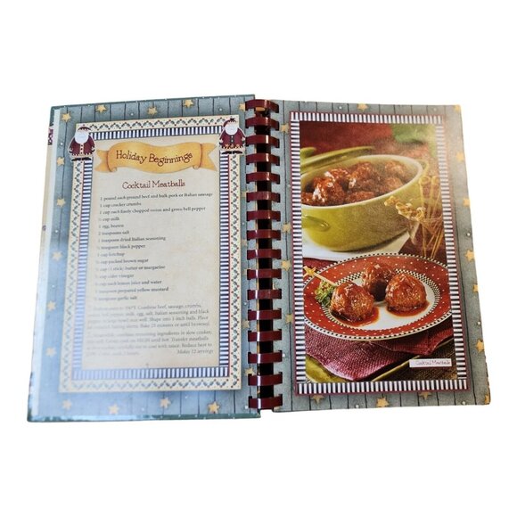 Old-Fashioned Holiday Christmas Recipe Book by Debbie Mumm Spiral Bound 2006 - Picture 4 of 11